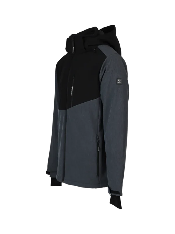 BRUNOTTI Twinstroke Men Softshell Jacket DARK GREY MELEE – Bild 2
