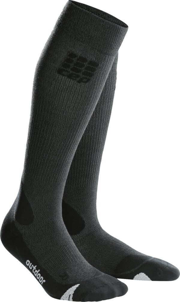 CEP CEP PRO+ OUTDOOR MERINO SOCKS GREY/BLACK