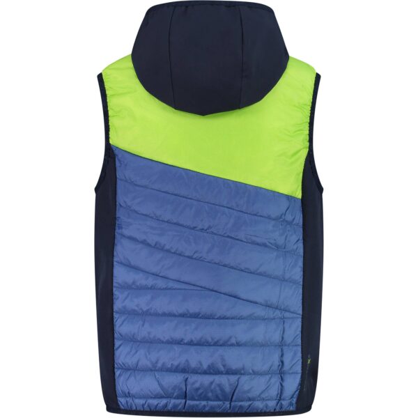 CMP KID HYBRID VEST FIX HOOD DUSTY BLUE – Bild 2