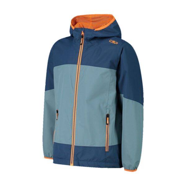 CMP KID JACKET FIX HOOD BLUESTEEL – Bild 2
