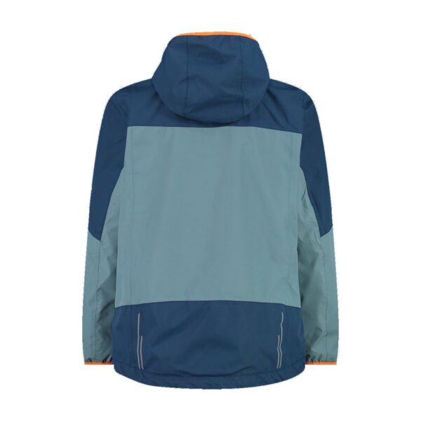 CMP KID JACKET FIX HOOD BLUESTEEL – Bild 3