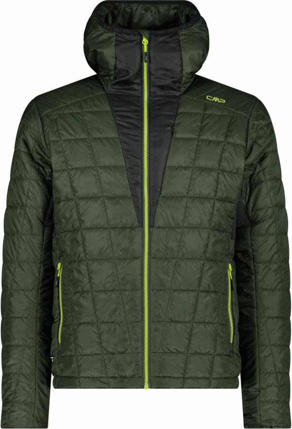 CMP MAN JACKET FIX HOOD OIL GREEN