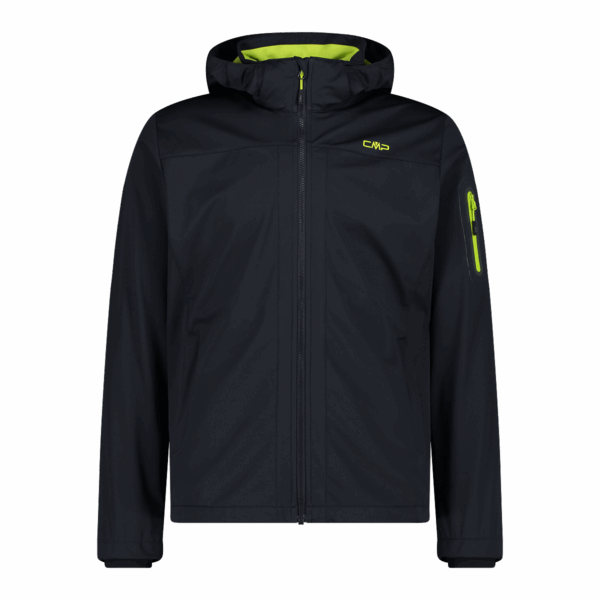 CMP MAN JACKET ZIP HOOD ANTRACITE-ACIDO