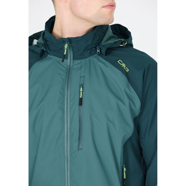 CMP MAN JACKET ZIP HOOD LICHEN – Bild 4
