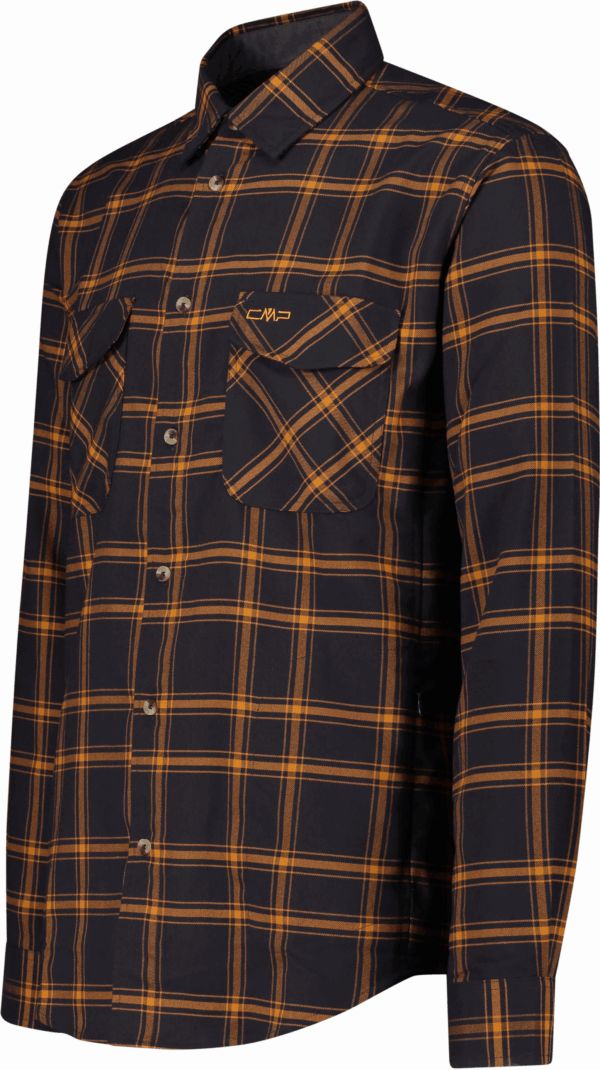 CMP MAN SHIRT ANTRACITE-ZUCCA – Bild 2