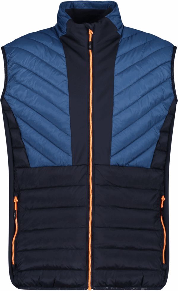 CMP MAN VEST HYBRID BLUESTONE