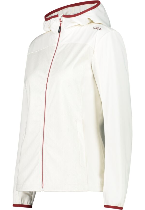 CMP WOMAN JACKET FIX HOOD OFF WHITE-DARKER – Bild 2