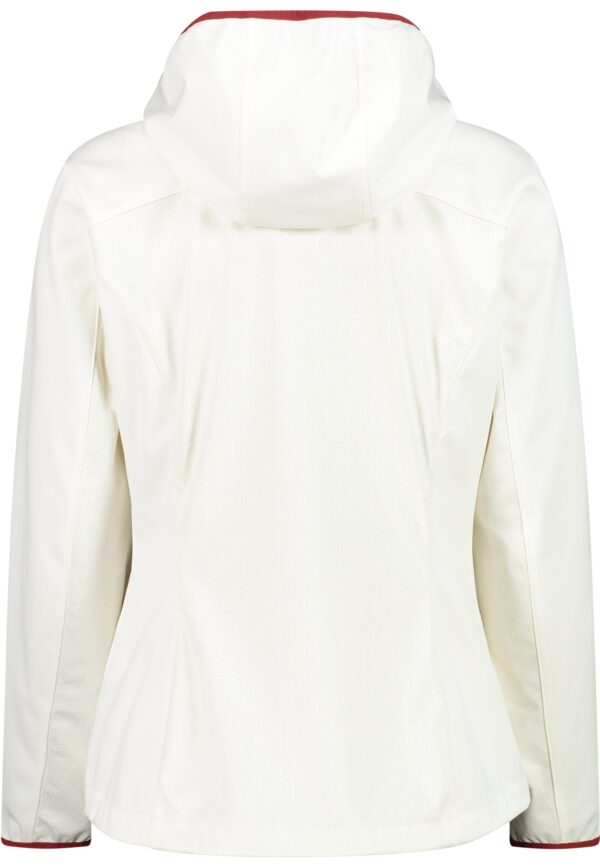 CMP WOMAN JACKET FIX HOOD OFF WHITE-DARKER – Bild 3