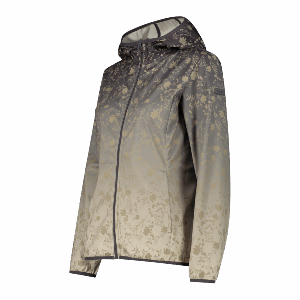 CMP WOMAN JACKET FIX HOOD VANIGLIA-TERRA – Bild 3