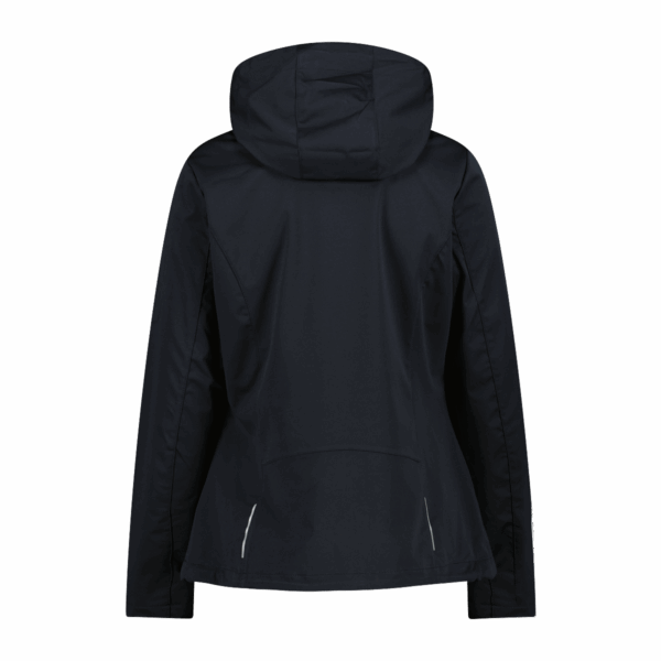 CMP WOMAN JACKET ZIP HOOD ANTRACITE-OPALE – Bild 2