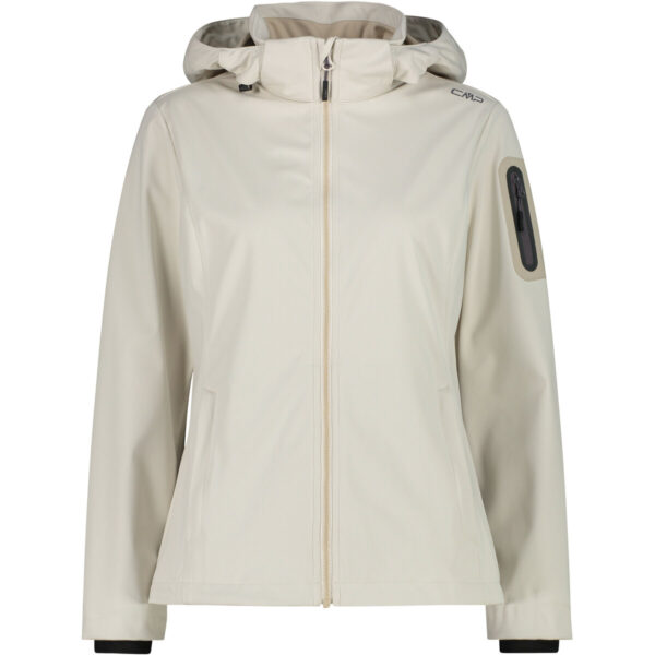 CMP WOMAN JACKET ZIP HOOD VANIGLIA