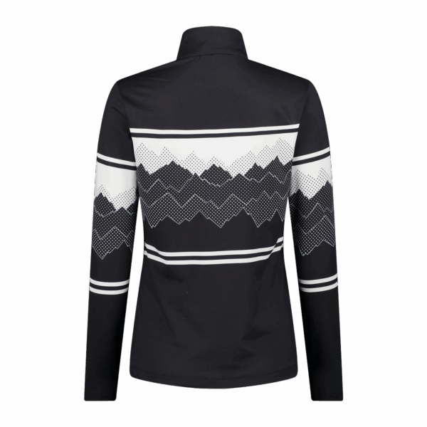 CMP WOMAN SWEAT NERO-BIANCO – Bild 2