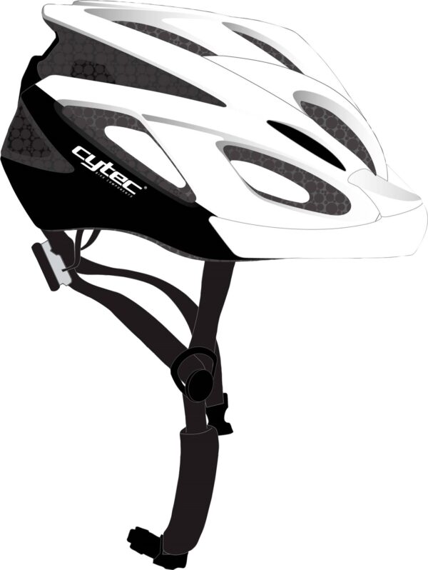 CYTEC Da.-Fahrrad-Helm Genesista 2.10 WEIß/MATT