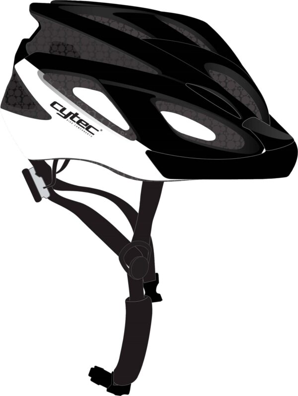 CYTEC Fahrrad-Helm Leader 2.10 SCHWARZ/WEIß/MATT
