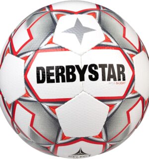 DERBYSTAR Apus S-Light V20 WEIß GRAU ROT