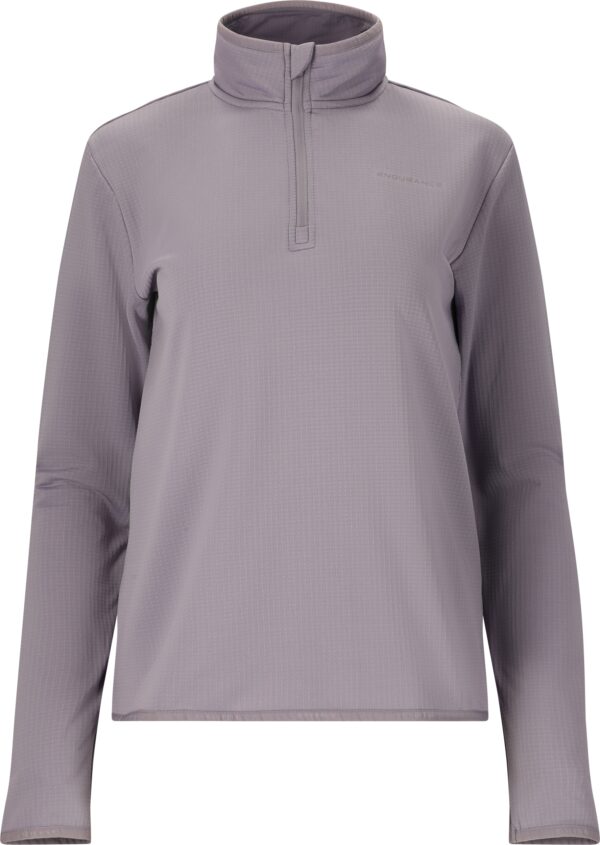 ENDURANCE Vironic W Waffle Melange Loose Fit Midlayer LILAC GRAY