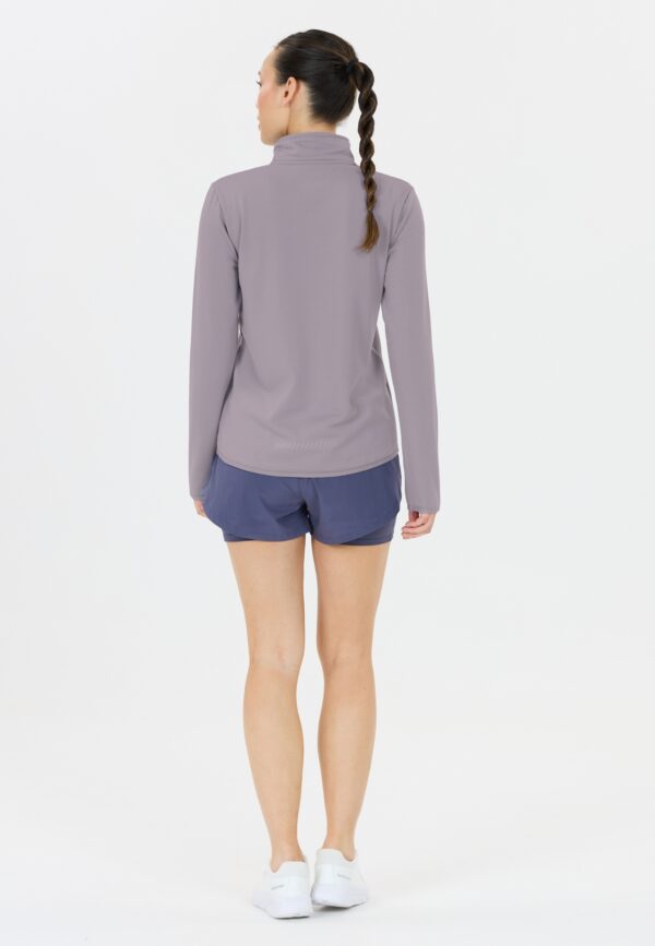 ENDURANCE Vironic W Waffle Melange Loose Fit Midlayer LILAC GRAY – Bild 6