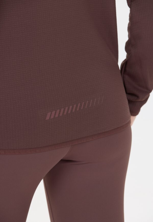 ENDURANCE Vironic W Waffle Melange Loose Fit Midlayer HUCKLEBERRY – Bild 4