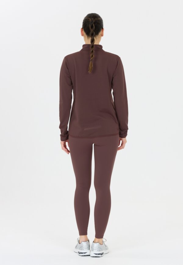 ENDURANCE Vironic W Waffle Melange Loose Fit Midlayer HUCKLEBERRY – Bild 6
