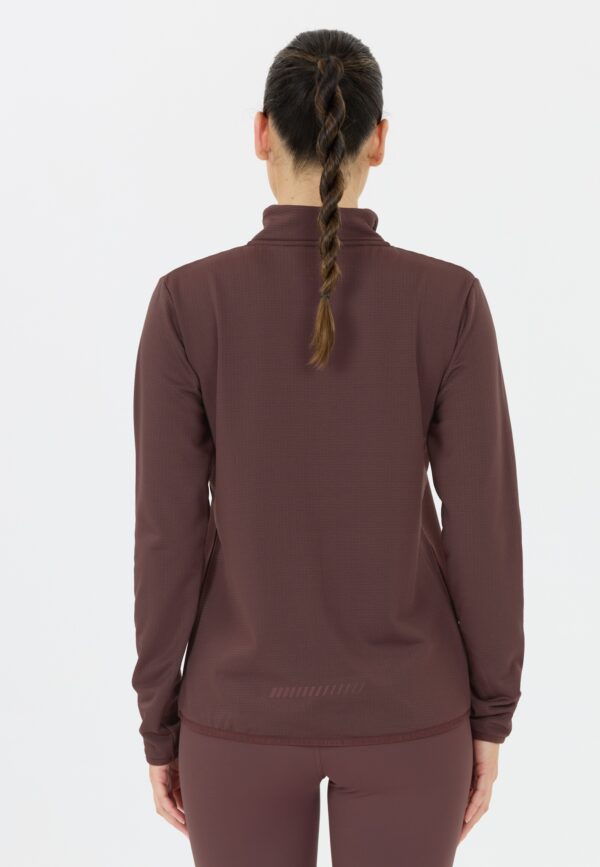 ENDURANCE Vironic W Waffle Melange Loose Fit Midlayer HUCKLEBERRY – Bild 8