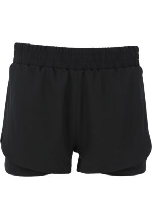 ENDURANCE Yarol W 2-in-1 Shorts BLACK
