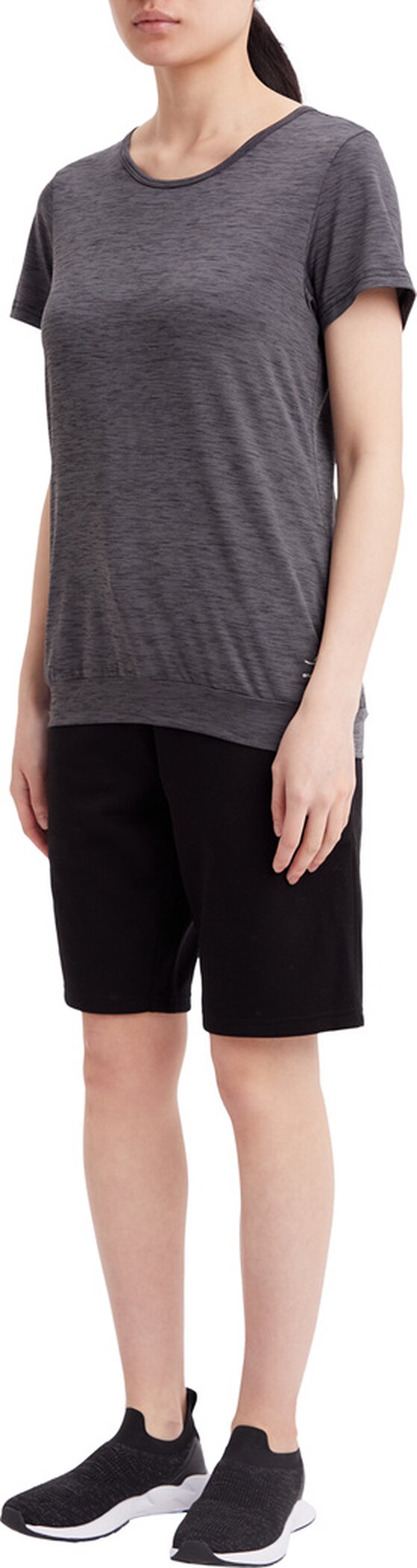 ENERGETICS Da.-T-Shirt Jewel SS W MELANGE/BLACK/ANTHRA – Bild 5