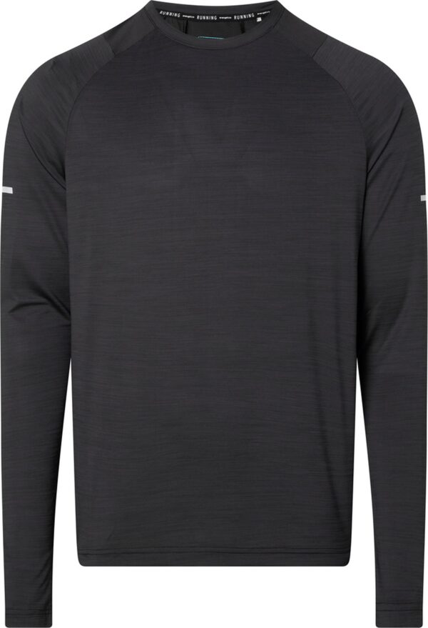 ENERGETICS He.-Langarmshirt Ailo LS M MELANGE/BLACK/BLACK