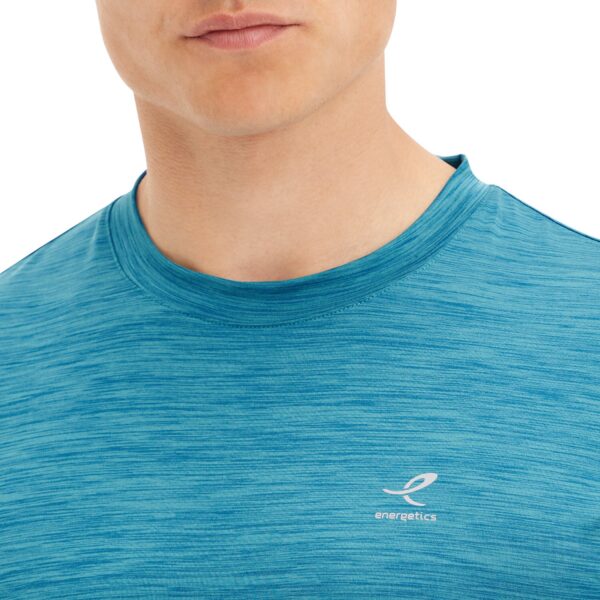 ENERGETICS He.-Langarmshirt Alois LS M MELANGE/BLUE AQUA – Bild 2