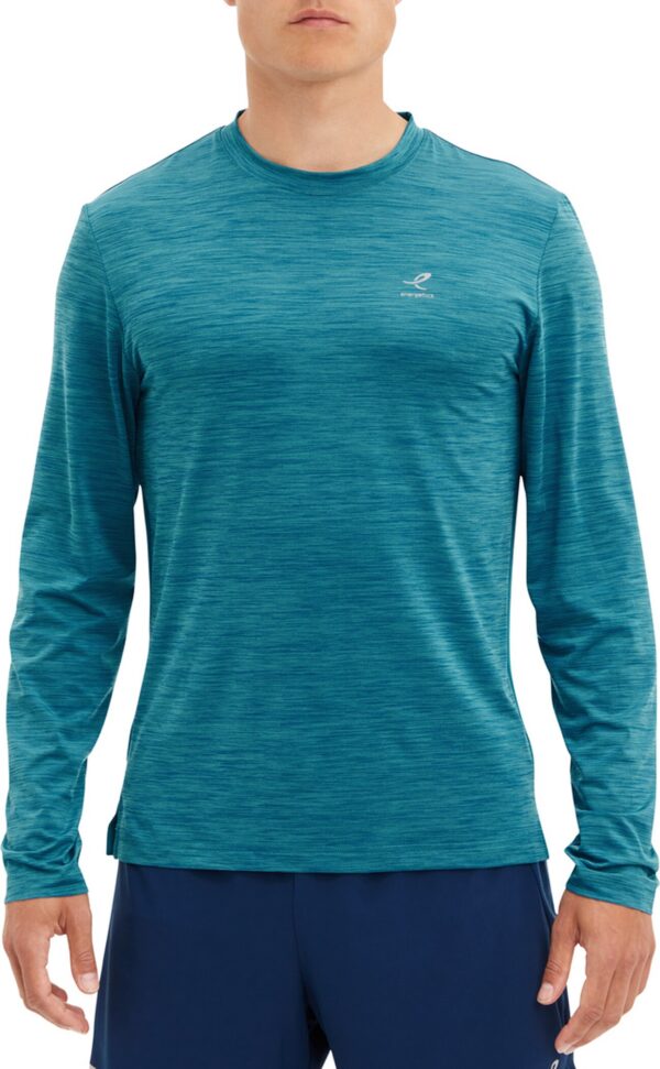 ENERGETICS He.-Langarmshirt Alois LS M MELANGE/BLUE AQUA – Bild 3
