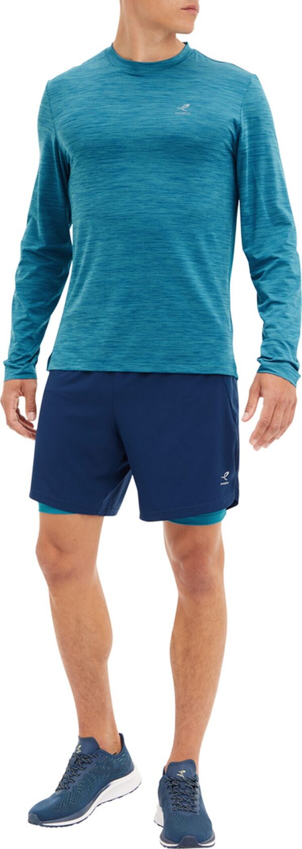 ENERGETICS He.-Langarmshirt Alois LS M MELANGE/BLUE AQUA – Bild 4
