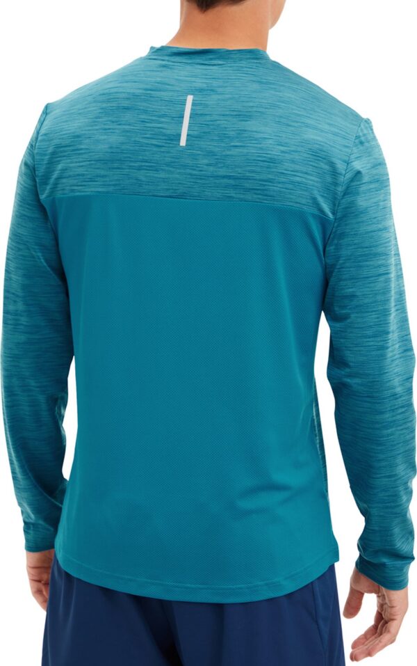 ENERGETICS He.-Langarmshirt Alois LS M MELANGE/BLUE AQUA – Bild 5