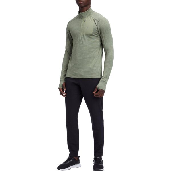ENERGETICS He.-Langarmshirt Willard M MELANGE/GREEN/GREEN – Bild 2