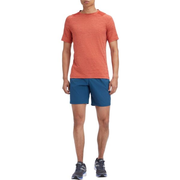 ENERGETICS He.-T-Shirt Ailo SS M MELANGE/RED DARK/RED – Bild 2
