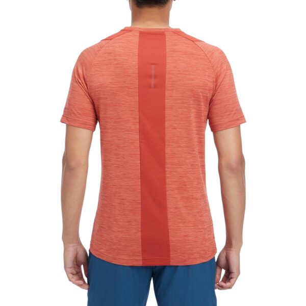 ENERGETICS He.-T-Shirt Ailo SS M MELANGE/RED DARK/RED – Bild 3
