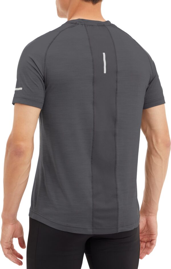 ENERGETICS He.-T-Shirt Ailo SS M MELANGE/ANTHRACITE/A – Bild 2
