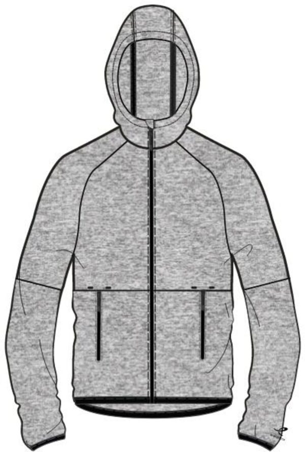 ENERGETICS Ju.-Kapuzenjacke Toddy VII B MELANGE/GREY DARK – Bild 2