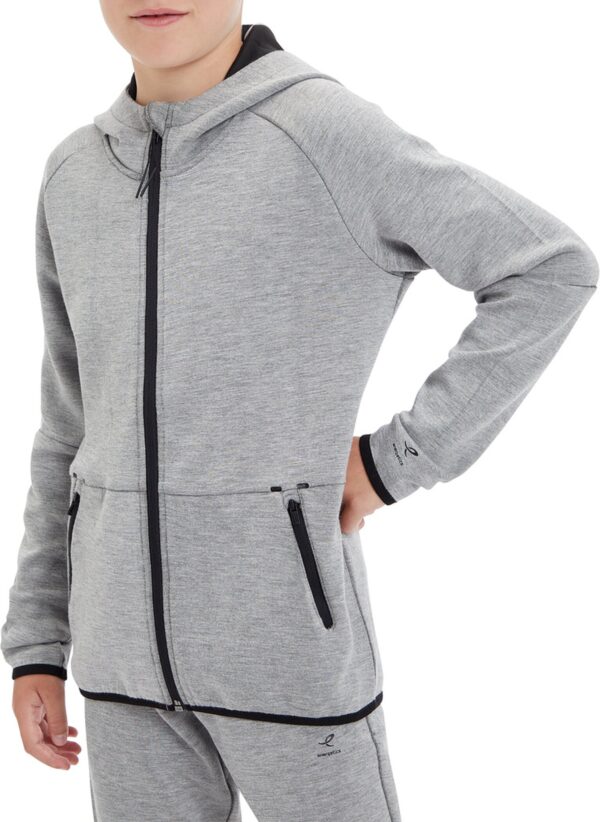 ENERGETICS Ju.-Kapuzenjacke Toddy VII B MELANGE/GREY DARK – Bild 4
