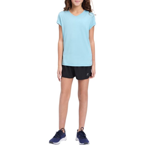 ENERGETICS Mä.-T-Shirt Gaminel 2 jrs MELANGE/BLUE LIGHT – Bild 3