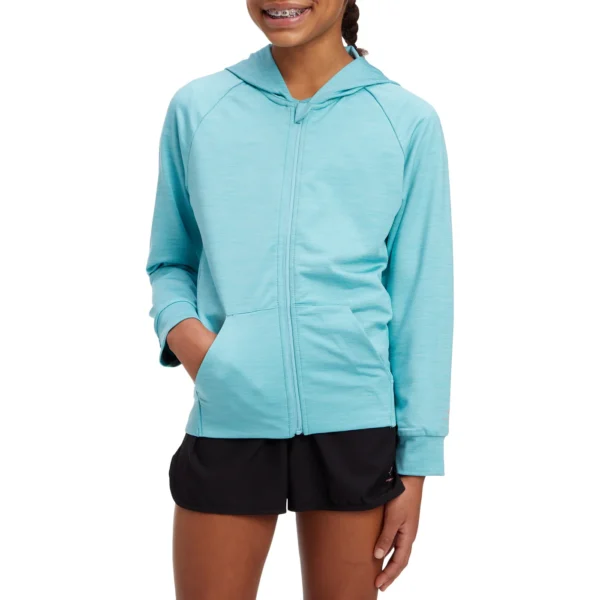 ENERGETICS Mä.-Trainings-Jacke Funda VIII G MELANGE/BLUE AQUA – Bild 2