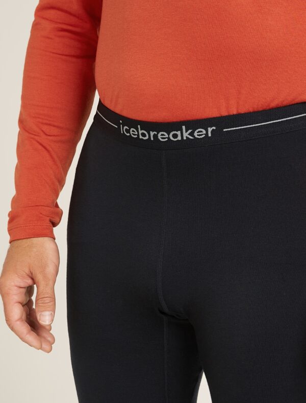 ICEBREAKER M Mer Core Heavyweight Leggings BLACK – Bild 5