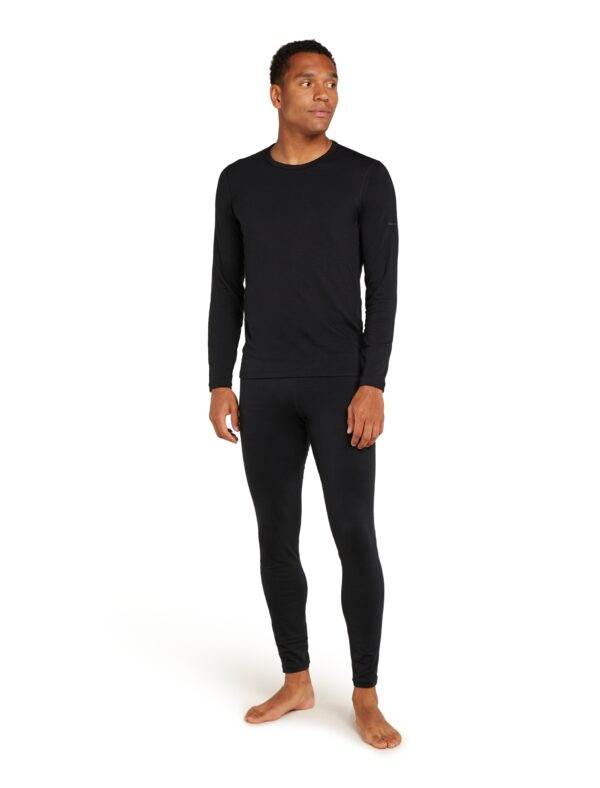ICEBREAKER M Mer Core Heavyweight LS Crewe BLACK – Bild 3