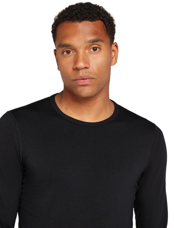 ICEBREAKER M Mer Core Heavyweight LS Crewe BLACK – Bild 6