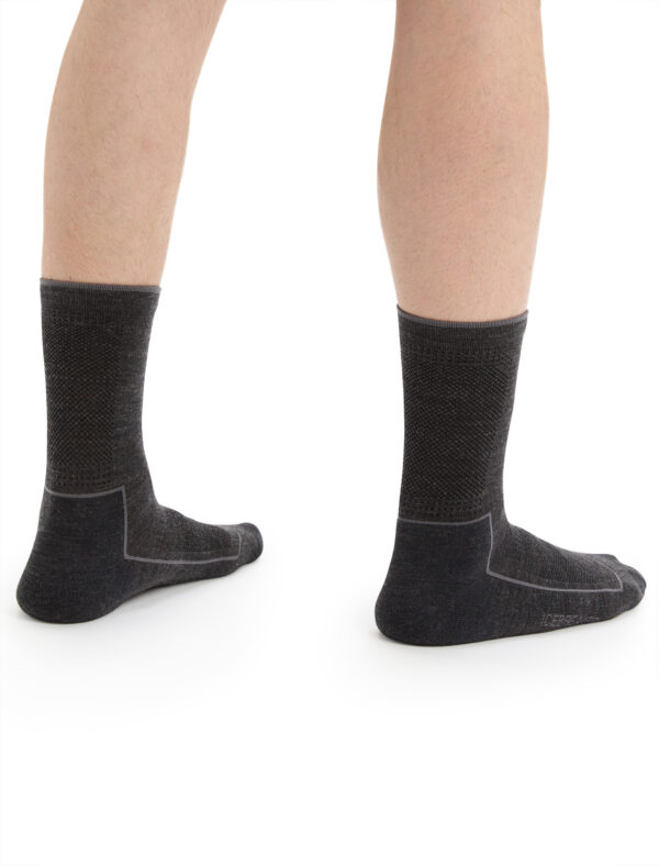 ICEBREAKER Men Hike_Cool-Lite 3Q Crew JET HTHR/MONSOON – Bild 2