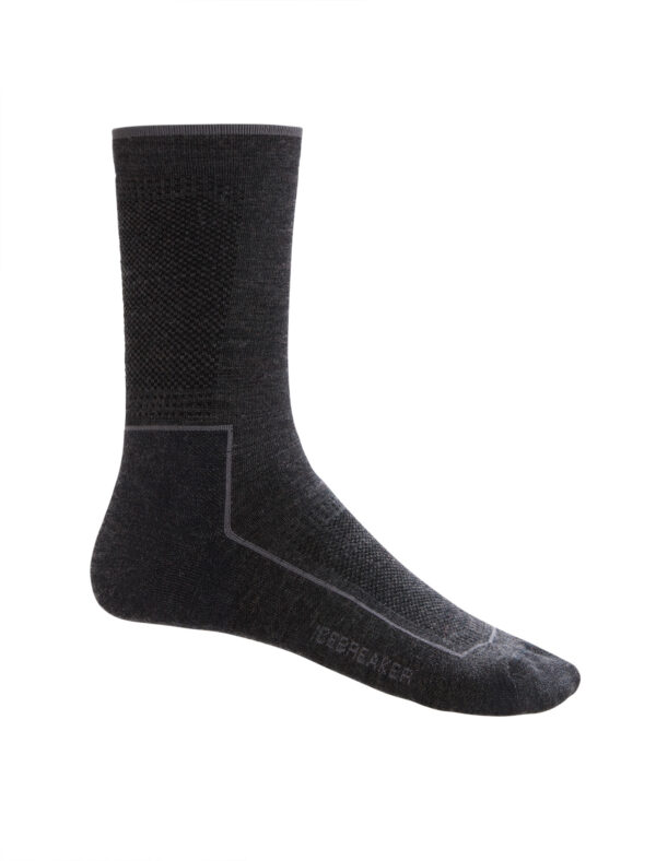 ICEBREAKER Men Hike_Cool-Lite 3Q Crew JET HTHR/MONSOON – Bild 3