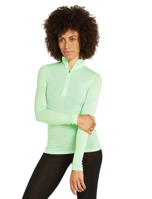 ICEBREAKER W 175 Everyday LS Half Zip GLASS