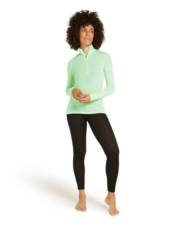 ICEBREAKER W 175 Everyday LS Half Zip GLASS – Bild 3