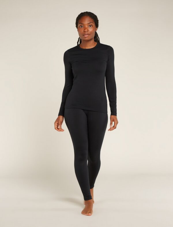 ICEBREAKER W Mer Core Heavyweight Leggings BLACK – Bild 3