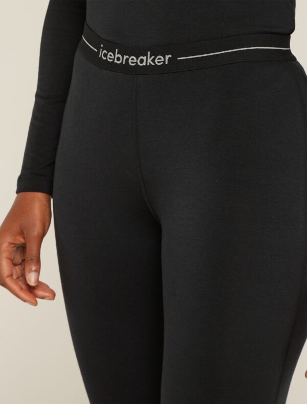 ICEBREAKER W Mer Core Heavyweight Leggings BLACK – Bild 5