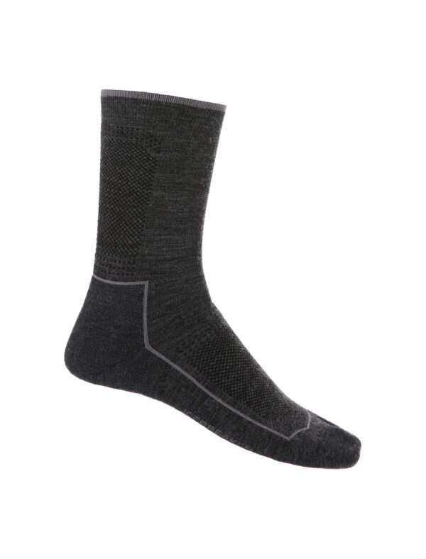 ICEBREAKER Women Hike_Cool-Lite 3Q Crew JET HTHR/MONSOON