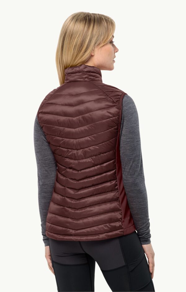 JACK WOLFSKIN ROUTEBURN PRO INS VEST W DARK MAROON – Bild 3